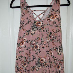Curvy Floral Tank Top
